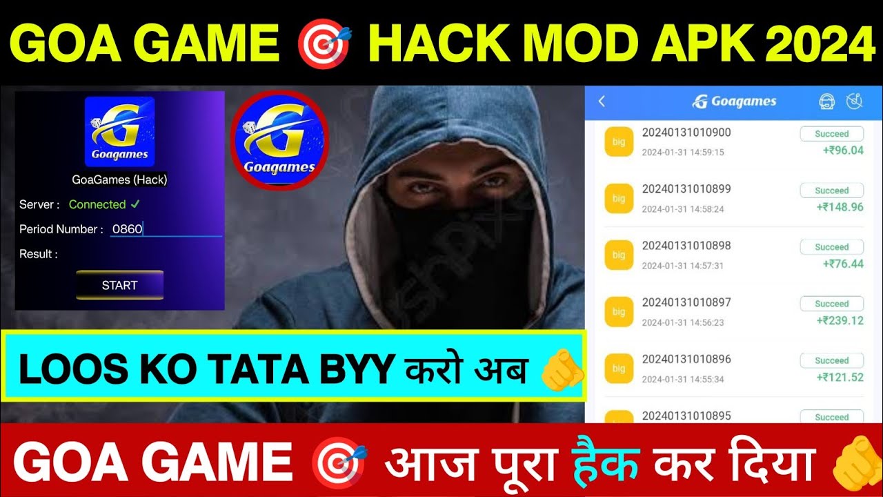 Goa game hack : Goa game hack mod apk : Goa game gift code : goa game prediction telegram channel :